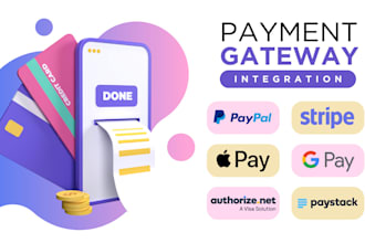 integrate paypal, google pay, stripe payment gateway into laravel website