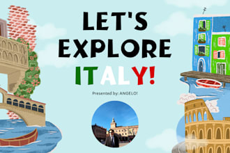 plan a trip to italy for you