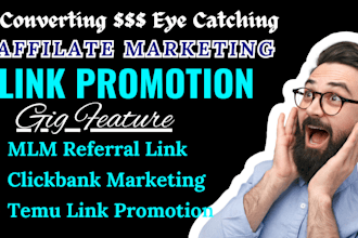 promote my affiliate link, mlm referral link, temu clickbank affiliate marketing