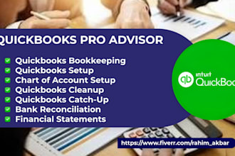 do quickbooks online bookkeeping, quickbooks clean up and bank reconciliation