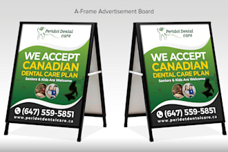 design sidewalk sign sandwich board a frame sign