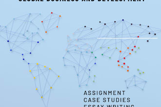 do international economics assigned, business development, environment strategy