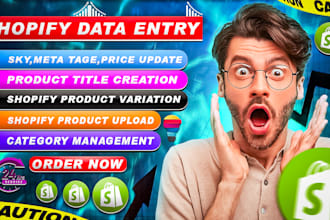 be your shopify product listing specialist