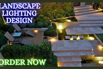 do landscape lighting design for your home or business