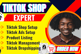 setup tiktok shop, tiktok ads, manage tiktok shop, do tiktok marketing