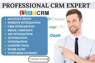 setup close io sage crm zoho bigin suitedash systems act crm zoho automation crm