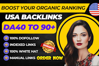 create 100 high authority USA backlinks through blogs and forums for SEO