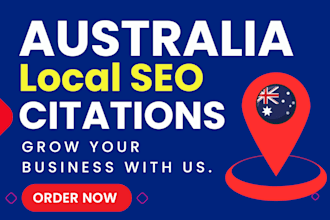 do manually top australian local citations for local business SEO and google map