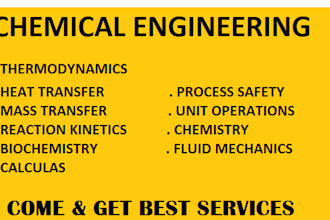 help you in chemical engineering projects