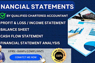 prepare ifrs compliant profit or loss and financial statements for you
