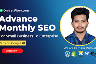 do full monthly SEO service including onpage offpage technical  content writing
