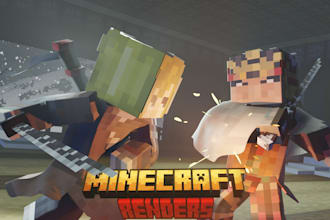 design an amazing minecraft render for you