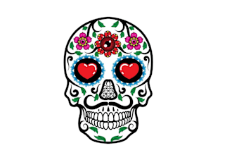 design professional and creative mexican dead day or sugar skull logo