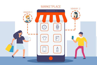 build multi vendor marketplace website with dokan wcfm and app