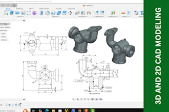 do 3d modeling using fusion360, solidworks for 3d printing and manufacturing
