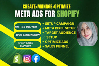 run meta ads campaign, shopify meta ads ,fb advertising for sales