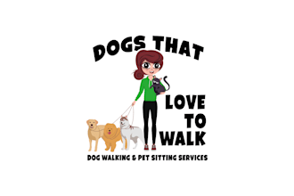 do creative dog and cat pet training logo for your business