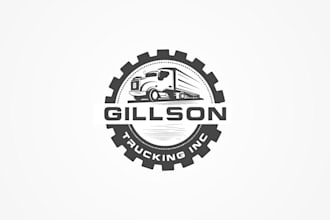 do professional trucking, transport, logistics, and automotive logo