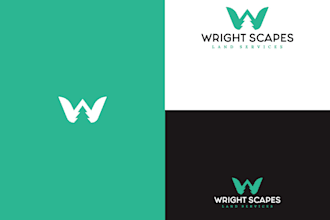 do custom modern monogram and initial letter logo