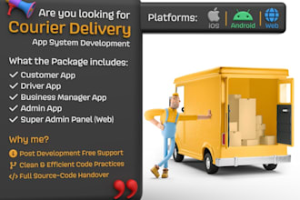 develop dispatch app, logistic app, cargo app, trucking app or freight brokerage