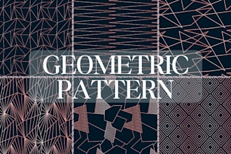 do seamless pattern design and geometric pattern