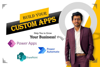 create custom apps using powerapps and power automate