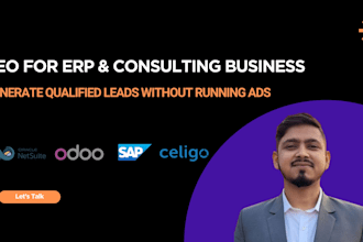 seo and generate leads for erp and consulting firms