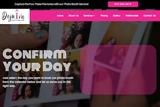 360 photo booth website, photo booth, party rental website with online booking