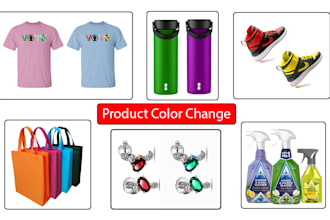 do photo colour correction and product colour change