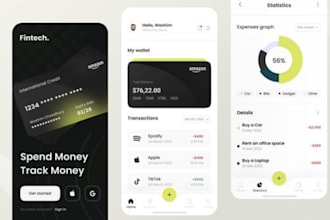 fintech website, finance website, banking website, loan website, fintech app