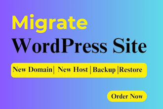 do migrate, backup, restore, and fix wordpress website
