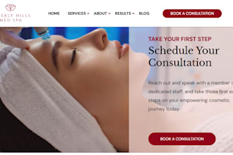 build healthcare website, clinic websites, medical spa website, weightloss site