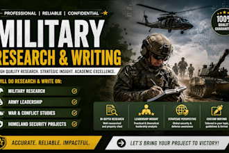 do military research, assigned, army leadership, war, homeland security projects