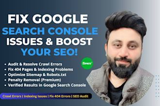 fix index coverage errors and solve gsc issues 404 403 as an seo specialist