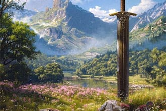 draw a character design concept art, fantasy