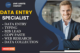 any type of data entry in 5 hours