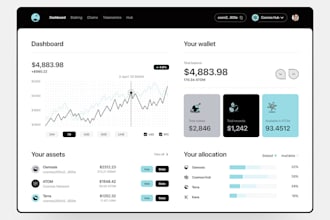 crypto wallet app, gamified crypto trading app, cross chain defi bridge app