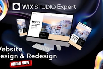 create a wix studio website for you