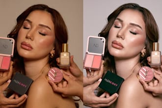 high end beauty retouching for brands and photographers