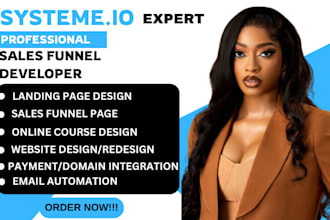 create systeme io sales funnel,systeme io landing page,systeme io website,