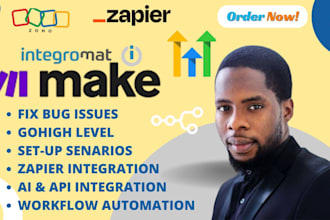 setup make com automation workflow scenario make com zapier integromat n8n ghl