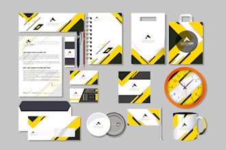 do brand identity design logo branding,marketing materials