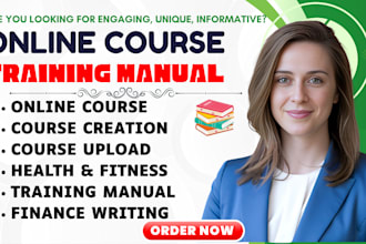 create online course content on real estate, finance, tax, business, crypto