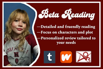 personalized beta reading for novels and fanfics