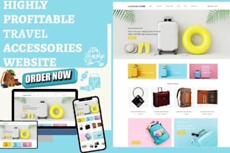 design travel accessories shopify luggage bag store travel accessories website