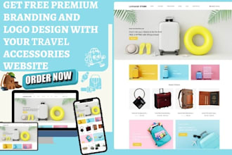 build travel accessories shopify luggage tote bag store travel kit gear website