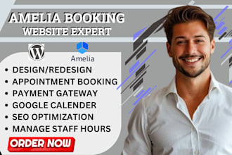 cleaning service wordpress booking appointment website install amelia plugins