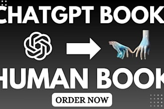 rewrite chatgpt book ebook to human written book, amazon kindle book writing