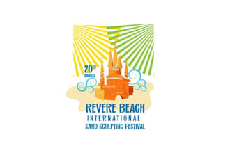 event sand sculpting festival logo design