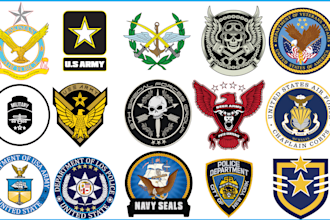 do military, army, tactical, patches, badge, skulls, sticker and circular logo